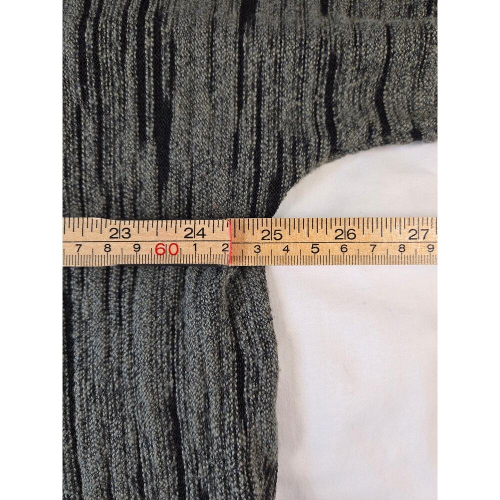 NIC+ZOE Sweater Femme 2X Light Sage Green and Black Slub Knit Cowl Neck - Picture 9 of 11